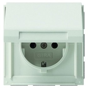 GIRA - Steckdose 1f rws TX_44 UP Klappd IP44 ZP horiz/vert mit Klappdeckel Zentralpl