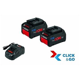 Bosch - Akku Starter-Set: 2 x ProCORE 18 Volt 7,0 Ah und GAL 1880 CV