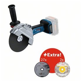 Bosch - Akku-Winkelschleifer GWS 18V-180 P Professional, ohne Akku + Zubehör (0615A5002D)