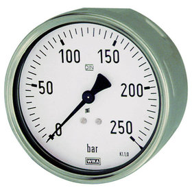 RIEGLER® - Manometer, Robustausführung, G 1/2" hinten exzentrisch, 0-25,0 bar, Ø 100