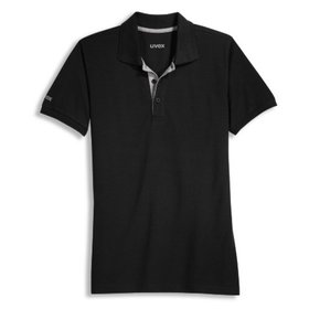 uvex - Polo-Shirt 8916, schwarz, Größe L