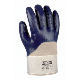 teXXor® - Universalhandschuh STULPE 2329, beige/blau, Größe 8