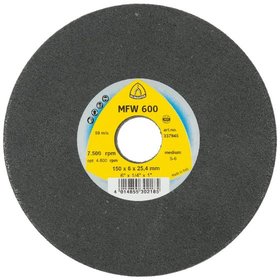 KLINGSPOR - UNITIZED WHEEL 600 Kompaktscheibe, 125 x 6 x 22mm Fine SiC, 5 Stück