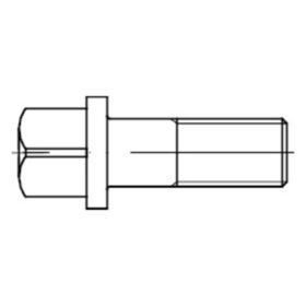 Vierkantschraube mit Bund DIN 478 Stahl 10.9 M16x 60mm SW17