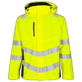 Engel - Safety Shelljacke 1146-930, Warngelb/Schwarz, Größe M