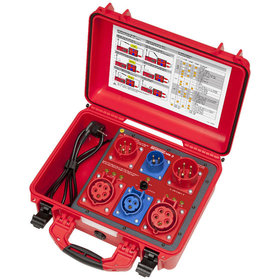 BENNING - Messadapter 16A+32A CEE 5-polig, 16A CEE 3-polig. Verbraucher 1-phasig/3-phasig, CEE-Verlängerungsleitungen.