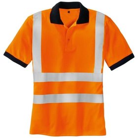 teXXor® - Warnschutz-Polo-Shirt SYLT, warn-orange, Größe M
