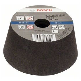 Bosch - Schleiftopf, konisch-Metall/Guss 90mm, 110mm, 55mm, 60 (1608600234)