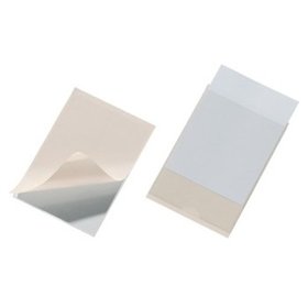 DURABLE - Selbstklebetasche Pocketfix 74x105mm, transparent, Pck=10 Stück, 807719, sk