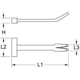 KSTOOLS® - BRONZEplus Verschlagöffner 230mm