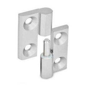 Ganter Norm® - 337-NI-40-40-A-1-GS Edelstahl-Scharniere, aushängbar