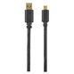 hama® - USB-C-Kabel, 0,25m, schwarz, 00135734, USB 3.1 Gen 1, USB-C-Stecker – USB-A