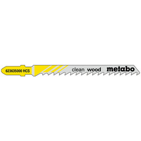 metabo® - 100 Stichsägeblätter "clean wood" 74/ 4,0 mm, HCS (623704000)