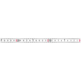 BMI® - Bandmaß weiß 2m x 13mm selbstklebend RNL-SK