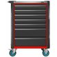 HAZET - Werkstattwagen Assistent 179NX-7-RAL3020, Schubladen, flach: 5 x 81 x 522 x 398mm, Schubladen, hoch: 2 x 166 x 522 x 398mm