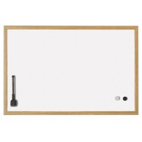 magnetoplan - Whiteboard 121926 MDF-Rahmen 590x390mm