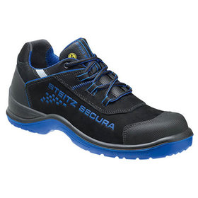 Steitz Secura - Sicherheitshalbschuh ESD CK 3 SF, S3 SRC CI, schwarz/blau, XB, Größe 42