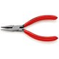 KNIPEX® - Greifzange für Feinmechanik schwarz atramentiert, mit Kunststoff überzogen 125 mm 3721125