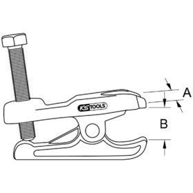 KSTOOLS® - Universal-Kugelgelenk-Abzieher mechanisch, 70mm