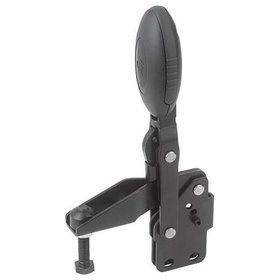 KIPP - SCHNELLSPANNER VERTIKAL STANDARD, FUß SENKRECHT F1=750, VERSTELLB. ANDRUCKSPINDEL M05X25, STAHL