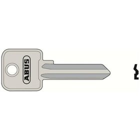 ABUS - Schlüsselrohling, TITALIUM, 90RK/50, eckig, Messing neusilber