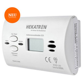 HEKATRON - Kohlenmonoxidmelder 85dB autark Batt DC ws Aufb Standalone IP44