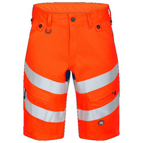 Engel - Safety Shorts 6546-314, Warnorange/Blue ink, Größe 42