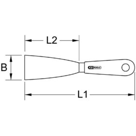 KSTOOLS® - TITANplus Spachtel, 210mm