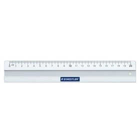 STAEDTLER® - Lineal, 20cm, silber, 563 20, aus Aluminium, mit Millimeter-Skalierung