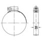 IDEAL - Schlauchschelle,W1,Stahl (ST),verz.,80-100mm,12mm