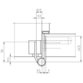 SIMONSWERK - Objektband VARIANT VX 7729/160 Planum,Ø15 matt verchromt/F1