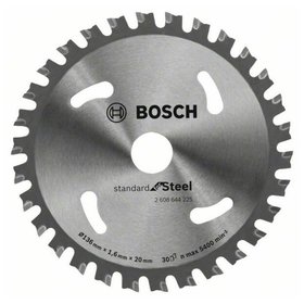 Bosch - Kreissägeblatt Standard for Steel ø136 x 20 x 1,6mm, 30 Zähne