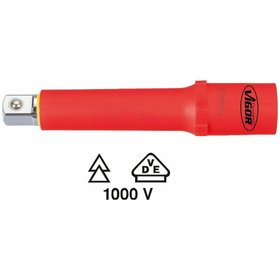 VIGOR® - VDE-Verlängerung V3341, 1/2" 4-kant, 125mm