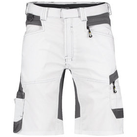 Dassy® - Axis Painters Malershorts mit Stretch, weiß/anthrazit, Schrittlänge Standard, Größe 50