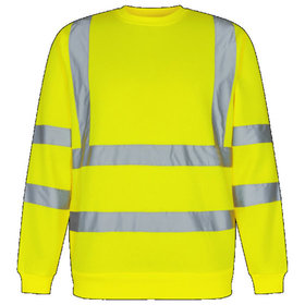 Engel - Safety Sweatshirt 8041-253, Warngelb, Größe L