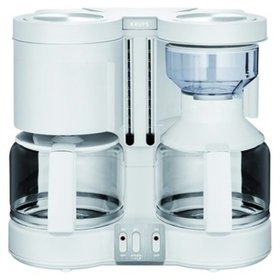 Krups - Kaffee-/Teeautomat 20 Tassen Duothek Plus Glaskanne 2000ml weiß
