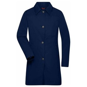 James & Nicholson - Damen Sommer Kurzmantel JN1141, navy-blau, Größe XL