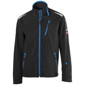 FORTIS AS - Softshell-Jacke 24, schwarz/türkis, Größe M