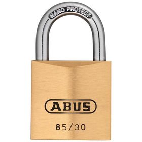 ABUS - AV-Vorhangschloss 85/30, Messing massiv