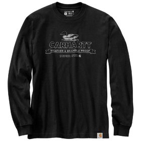 carhartt® - Herren T-Shirt SUPER DUX GRAPHIC L/S T-SHIRT, schwarz, Größe S