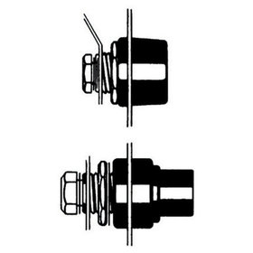 trafimet - Einbau-Buchse 400A 35-50mm² M10