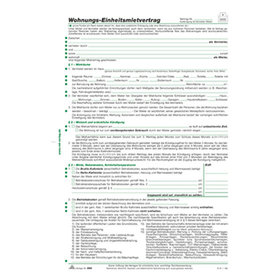 RNK - Mietvertrag 599 DIN A4 4Blatt