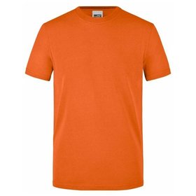 James & Nicholson - Herren Work T-Shirt JN838, orange, Größe L