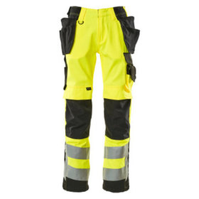 MASCOT® - Wigan Hose mit Hängetaschen SAFE SUPREME, hi-vis Gelb/Schwarz, Größe 82C56