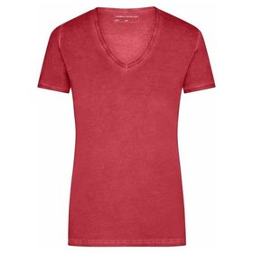 James & Nicholson - Damen Sprayshirt JN975, rot, Größe XXL