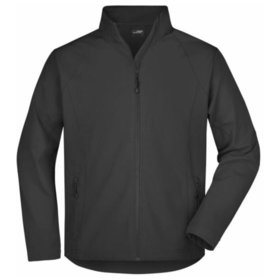 James & Nicholson - Herren Softshell Jacke JN1020, schwarz, Größe XL