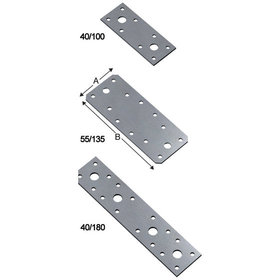 SIMPSON Strong-Tie® - Flachverbinder, Stahl verzinkt, FLV 40/100-VE1