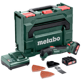 metabo® - Akku-Multitool PowerMaxx MT 12 (613089500), metaBOX 145, 12V 2x2Ah Li-Power + SC 30