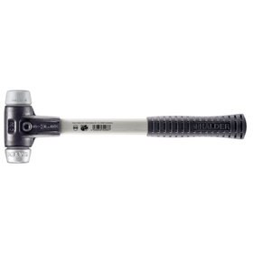 HALDER - SIMPLEX-Schonhammer, TPE-mid / Weichmetall, mit verstärktem Tempergussgehäuse und Fiberglasstiel | D=30 mm | 3739.030
