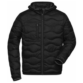 James & Nicholson - Herren Steppjacke Sorona® JN1156, schwarz, Größe S